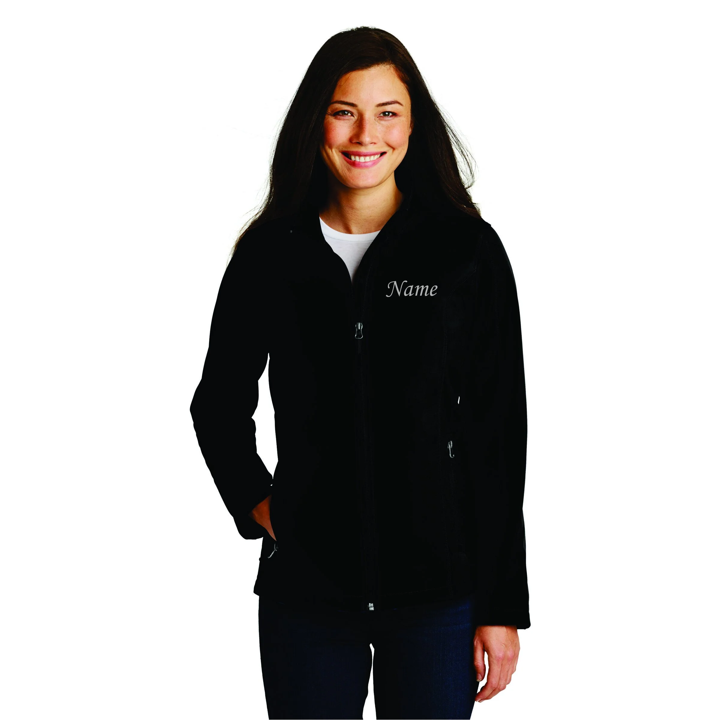  トラックジャケット　刺繡 SHELLTOE TT 黒 Ⅼ Show Stoppers Embroidered Soft Shell Jacket (Youth, Adult, Ladies